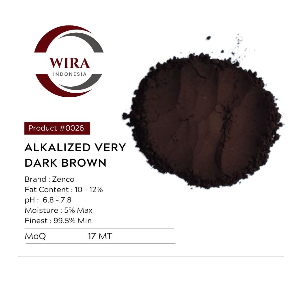 Alkalized Very Dark Brown Cocoa Powder