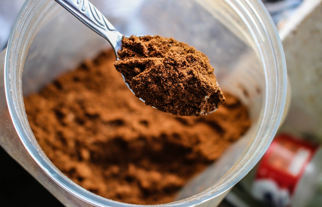 Premium chocolate powder used in food manufacturing